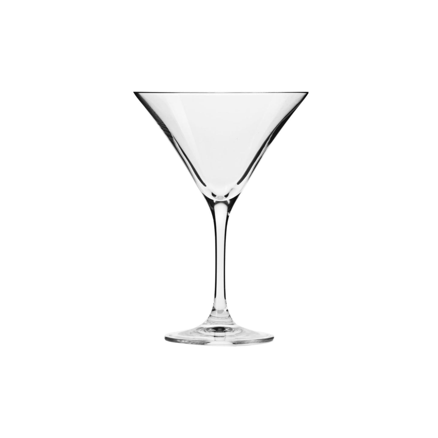 Krosno Martini-Gläser Cocktailgläser | Set von 6 | 240 ML | Avant Garde Kollektion | Perfekt für Zuhause, Restaurants und Partys | Spülmaschinenfest