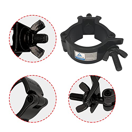 Robuste Klammen für bewegliche Bühnenlichter und Scheinwerfer, Klemmen, Befestigungsset für Strahler, 5,1 cm, Aluminiumlegierung 4PCS (4PCS)