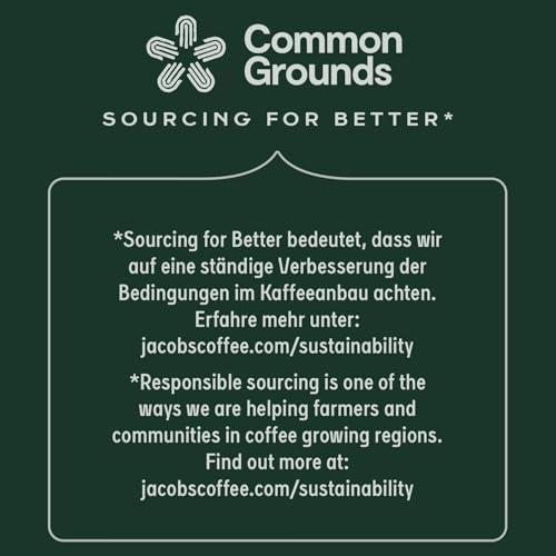 Jacobs Krönung Crema Kaffeebohnen 1kg – Aromatisch, Zitrusnote, Nussig, Arabica & Robusta Bohnen, Intensität 6/10, ideal für Café Crema