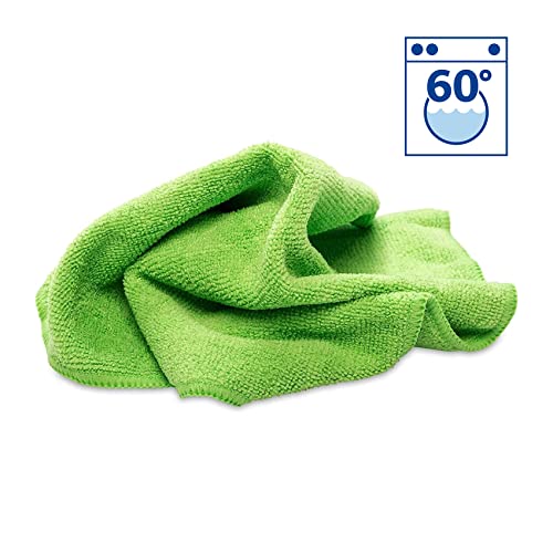 Vileda Mikrofasertücher Colors, Allzwecktücher Multipack aus Mikrofasern, 30 x 30 cm, Mehrfarbig zur Unterscheidung der Anwendungsbereiche, 8er Pack