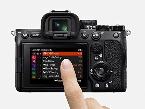 Sony Alpha 7 IV | Spiegellose Vollformatkamera für Experten (33 Megapixel, Echtzeitfokus, Burst mit 10 Bildern pro Sekunde, 4K 60p-Video, einstellbarer Voll-Touchscreen)