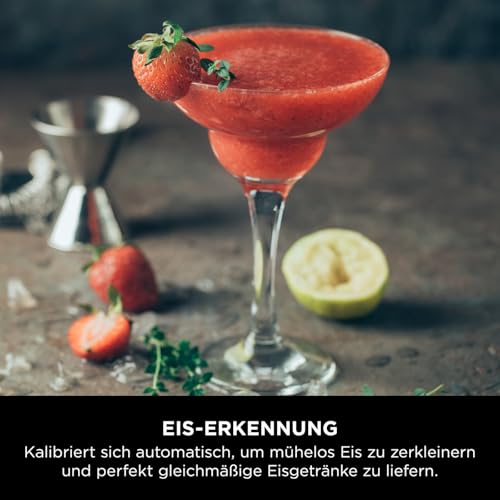 Ninja 2-in-1 Detect Power Mixer Pro & Single Serve, 1200W Mixer mit Krug, & Single Serve Behälter, Smoothies mixen, Gemüse hacken & Frozen Drinks mixen, Kupfer/Schwarz, TB301EUCP