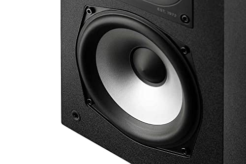Polk Audio Monitor XT15 kompakter Regallautsprecher, Stereolautsprecher, Surround Lautsprecher, Hi-Res Zertifiziert, Dolby Atmos und DTS:X kompatibel, HiFi und Heimkino Lautsprecher (Paar)