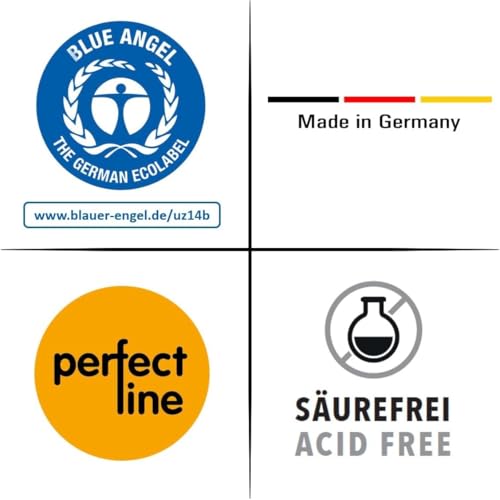 perfect line - 250 Moderationskarten, Light-Farben, Recycling-Karton 20 x 10,5 cm, Premium Qualität,