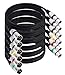 6 Stück XLR Kabel Premium Symmetrisches XLR Mikrofonkabel, Pin DMX Microphone Signal Cable Connectio