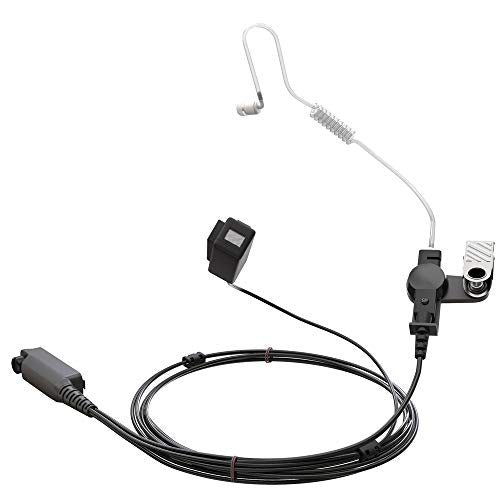 LIFE IS SIMPLE Security Headset für Sepura STP8000/9000 (Tetra) in Schwarz