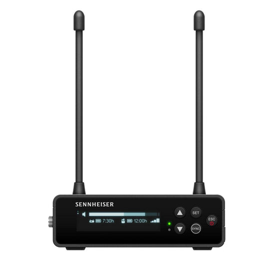 Sennheiser EW-DP ME4 SET (Q1-6) Tragbares digitales UHF-Drahtlosmikrofonsystem mit ME4-Ansteckmikrofon mit Nierencharakteristik - Schwarz (700020)