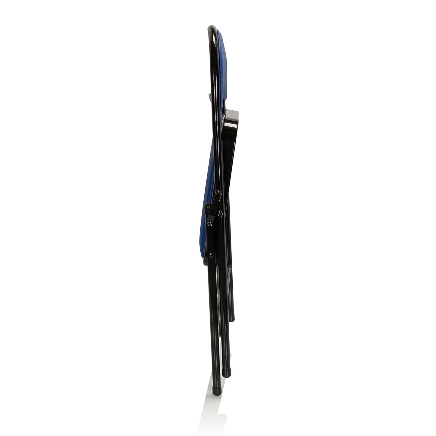 hjh OFFICE TUDELA Klappstuhl Blau – Gepolstert, Kunstleder, bis 130 kg