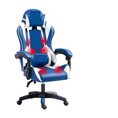 GYQTGBNH Computerstuhl, Verstellbarer, drehbarer Gaming- und Bürocomputerstuhl, verstellbare Rückenlehne, Stoffbezug (Farbe: Nylonfüße) (Nylonfüße 01)