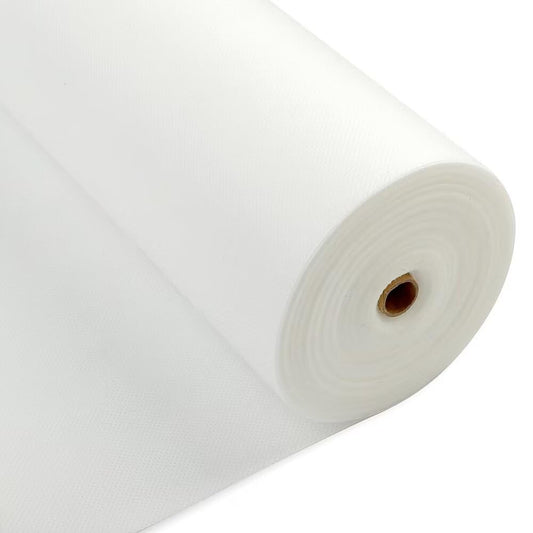 Longing Home Tischdeckenrolle, 1.18 × 25M, Weiß, Einweg Vlies Stoffähnlich Tischdecke Rolle, Meterware Tischtuchrolle, Geeignet Für Geburtstag, Party, Deko