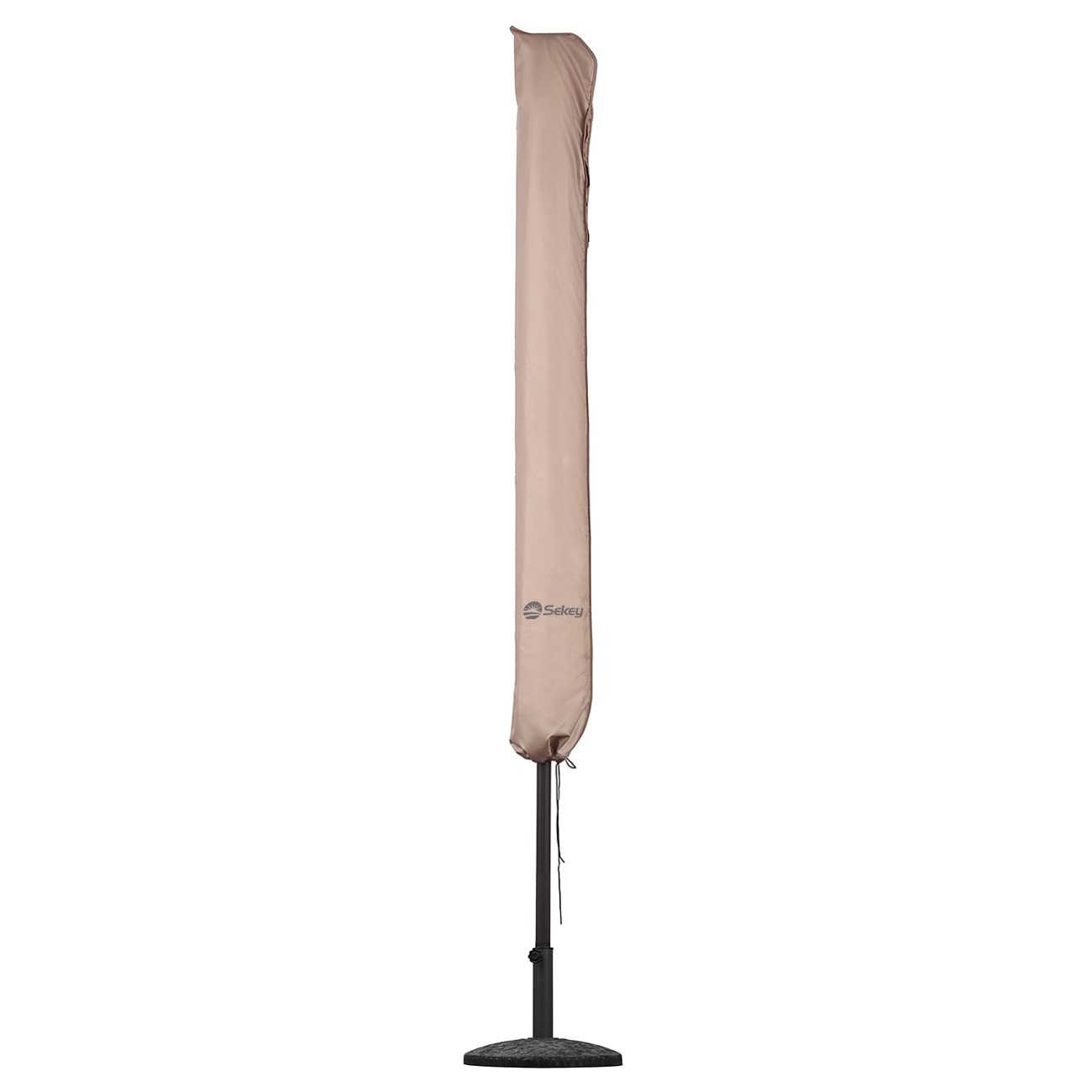 Sekey Sonnenschirm Schutzhülle mit Stab, Abdeckhauben für Ø 350cm / 200x300cm Gartenschirm , Abdeckung für Marktschirm / Balkonschirm, 100% Polyster wasserdicht