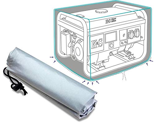 Könner & Söhnen KS Cover 10 - Wasserdichte, staubdichte und robuste schützende Polyester Abdeckung zum Schutz des Generators