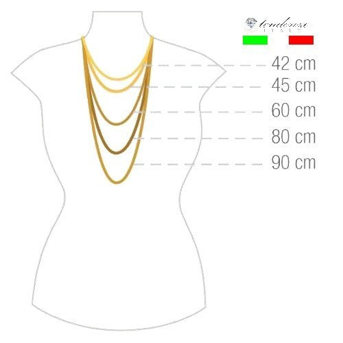 Byzantiner Königskette 18kt vergoldet 5mm Länge 60cm, Halskette Herren-Kette Goldkette Damen Geschenk Schmuck ab Fabrik Italien tendenze