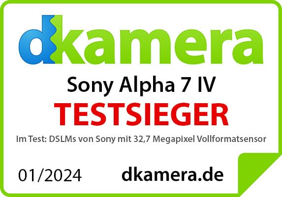 Sony Alpha 7 IV | Spiegellose Vollformatkamera für Experten (33 Megapixel, Echtzeitfokus, Burst mit 10 Bildern pro Sekunde, 4K 60p-Video, einstellbarer Voll-Touchscreen)