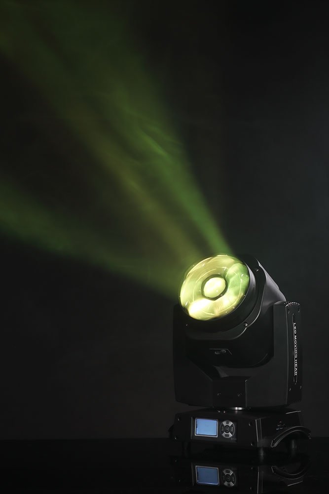 ETEC Professional LED Mini Eye 7 Moving Head 7x15 Watt mit Zoomfunktion Rotation Beam Veranstaltung Bühnenbeleuchtung Licht Party Disco Show DJ Effekt