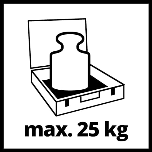 Original Einhell E-Case S-F Systemkoffer (max. 25 kg, universelle Aufbewahrung und Transport von Zubehör und Werkzeug, stapelbar, spritzwassergeschützt, inkl. 2x Schaumstoffeinlagen)