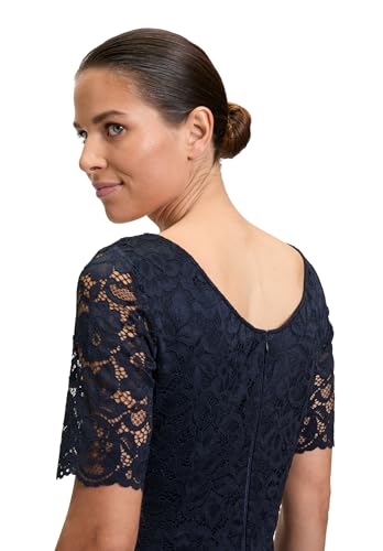 Vera Mont Damen 0113/4825 Partykleid, Blau (Night Sky 8541), (Herstellergröße: 44)