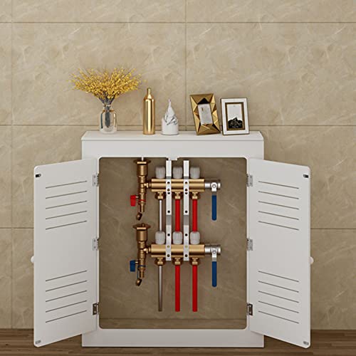 Heizkörperabdeckung Heizungsschrank mit Doppeltüren für Wohnzimmer Schlafzimmer Home Office Wandschrank Lagerregal Schutzhülle für Möbel Dekor