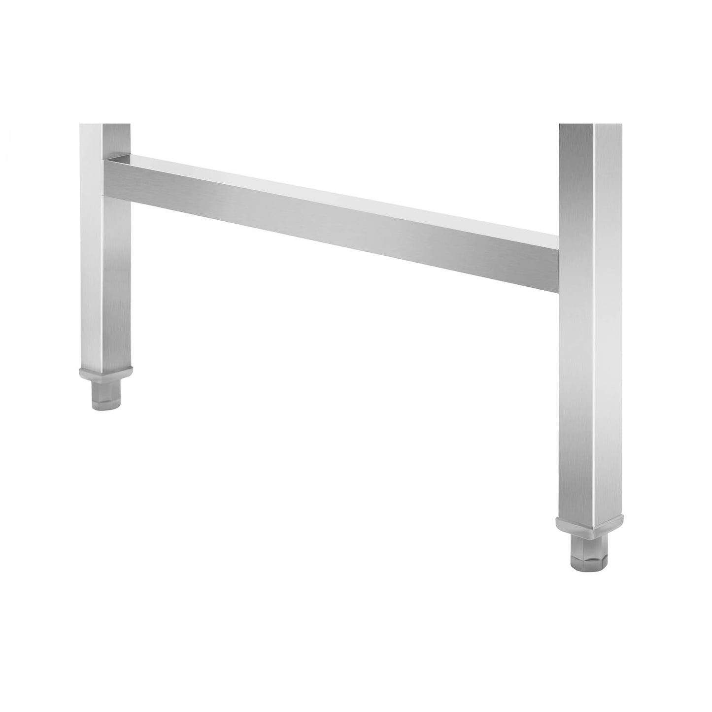 Royal Catering RCAT-120K Klappbarer Arbeitstisch Edelstahltisch (Tragkraft 120 kg, Arbeitsfläche 120 x 60 cm, Höhe 90,50 cm, Höhenverstellbar 10 mm) Edelstahl