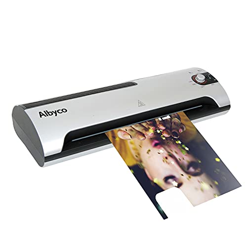 Albyco - Laminierfolien A4 Qualität 160 Mikron (2x80 Mikron) - 100 Stück - Folien A4 Glänzend, Laminiertaschen - Laminierfolie - Transparent
