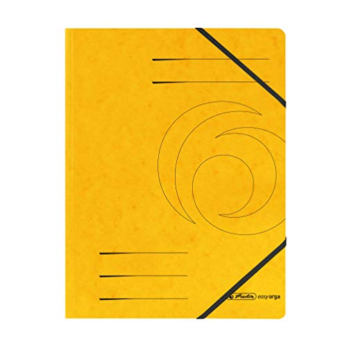 Herlitz Eckspanner, Mehrfarbig, für A4 geeignet, 10 Stück