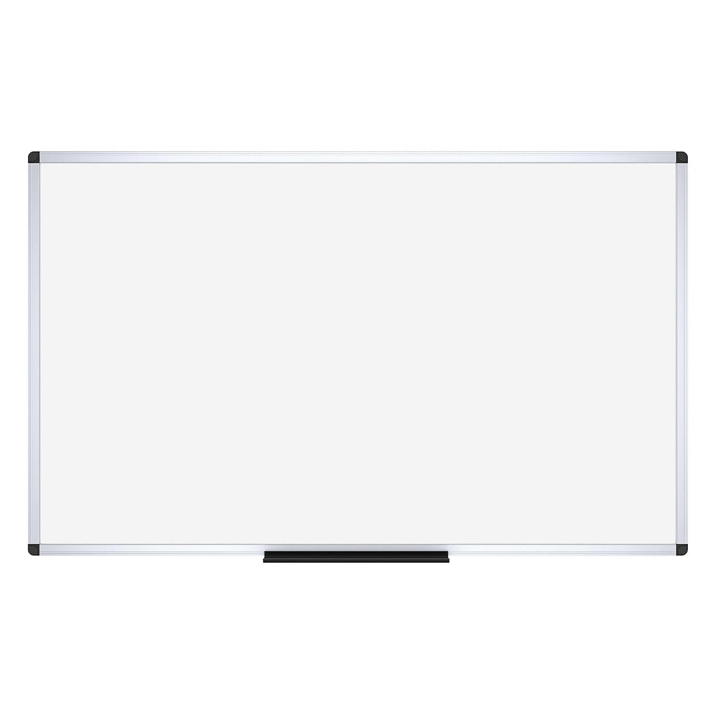 VIZ-PRO Magnetisches Whiteboard Silberner Aluminiumrahmen, 150 x 120 cm