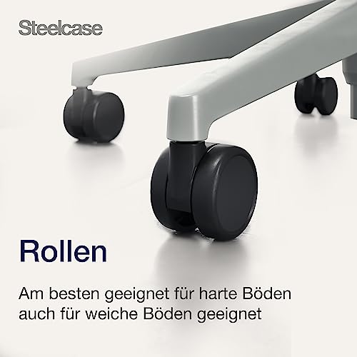 Steelcase Series 1 Ergonomischer Bürostuhl mit LiveBack Lumbalstütze und 4D-Armlehnen Linse