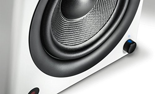 wavemaster TWO PRO white – Regallautsprecher-System (110 Watt) mit Bluetooth-Streaming, digitalen Anschlüssen und IR-Fernbedienung Aktiv-Boxen Nutzung für TV/Tablet/Smartphone, mattweiß (66351)