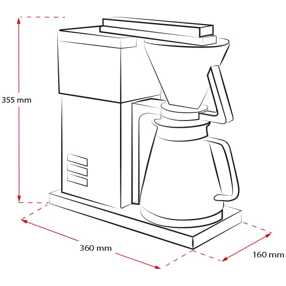 Melitta One Filterkaffeemaschine, Edelstahl