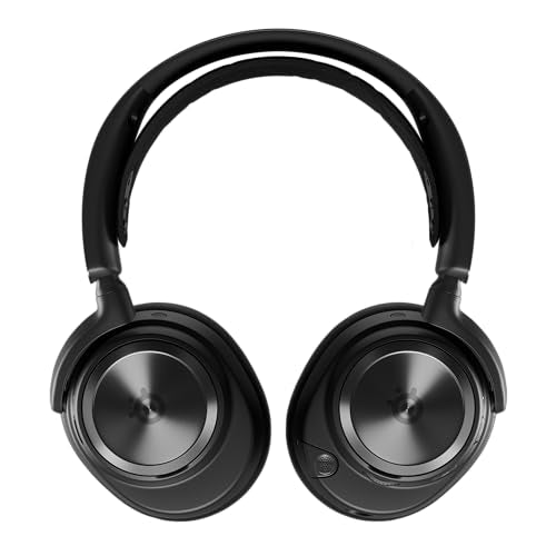 SteelSeries Arctis Nova Pro Wireless - Multi-System Gaming-Headset – Hi-Fi-Treiber – Active Noise Cancellation – Infinity Power System – PC, PS5, PS4, Switch, Smartphone