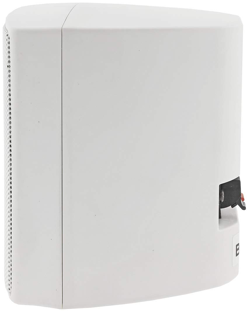 ChiliTec 2-Wege Lautsprecher Weiß Paar Wand-Lautsprecher für HiFi Stereoanlage Heimkino 40Watt 8Ohm