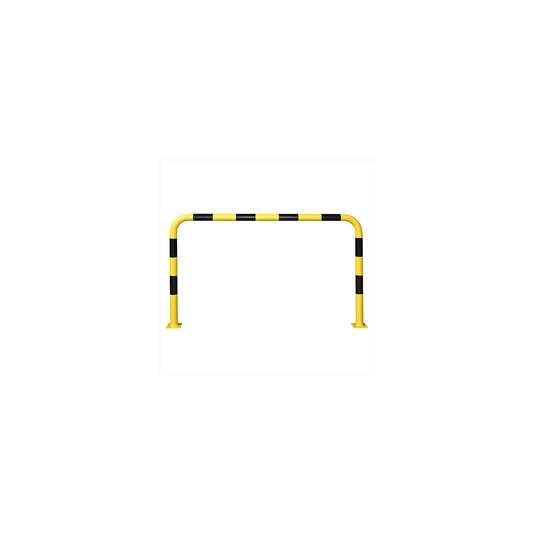 kaiserkraft | Rammschutzbügel | Ø 76 mm | zum Aufdübeln | für den Außenbereich | HxB 1200 x 2000 mm