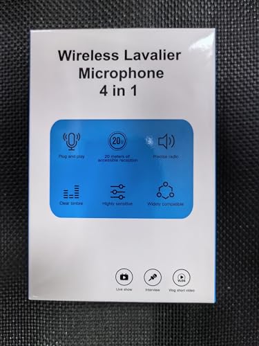 HMKCH Kabelloses Lavalier Mikrofon für iPhone/Android Telefon/Kamera/Computer/Laptop, Professionelles Dual Ansteckmikrofon mit USB-C/3,5 mm/USB-Stecker für Videoaufzeichnung, Vlog, YouTube, TikTok