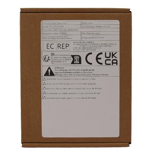 szkoo 61m Absperrkette Kettensperre, Schwarz-Gelb Absperrkette Kunststoff Absperrketten für Warnsicherheit, Menschensteuerung, Verkehr, Warteschlange Linie