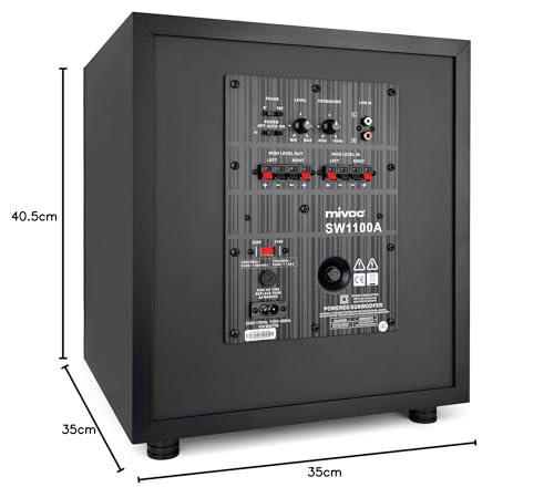 mivoc SW1100A schwarz, aktiver Subwoofer, Aktivsubwoofer - Preis-/Leistungssieger Audio Video Foto 10/2007 Testergebnis: 3,10 Hype 10 SW1100AII