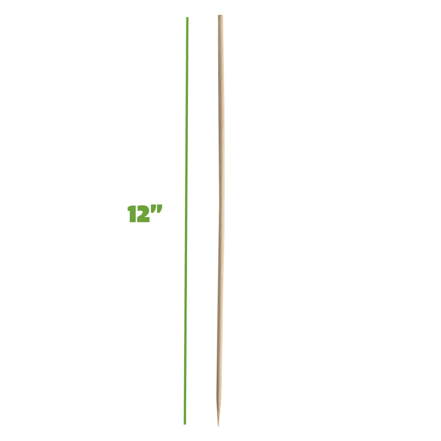Comfy Package [30,5 cm - 100 Stück] Bambus-Holzspieße für Shish Kabob, Grillen, Obst, Vorspeisen und Cocktails