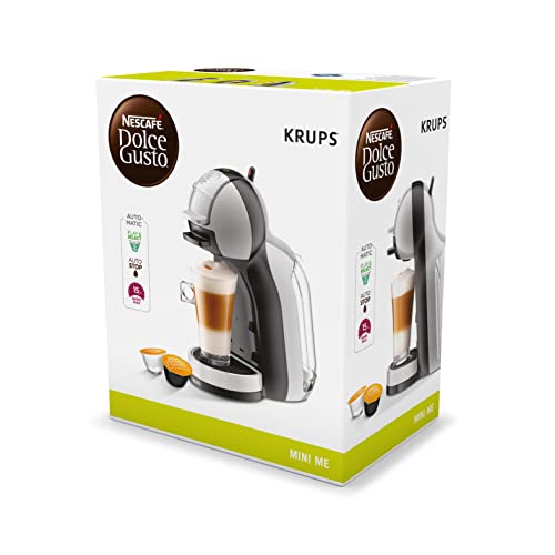 Titel: NESCAFÉ Dolce Gusto Mini Me by KRUPS Kapselmaschine, Arctic-Grey/Schwarz, Automatisch, 15 Bar, für Heiße und Kalte Getränke