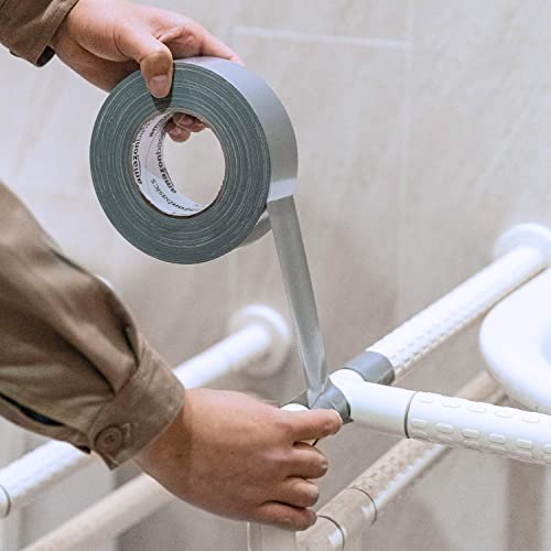 Amazon Basics Allzweck-Panzerband, 2er-Pack, Silberfarben, 5 cm Breite x 54,8 m