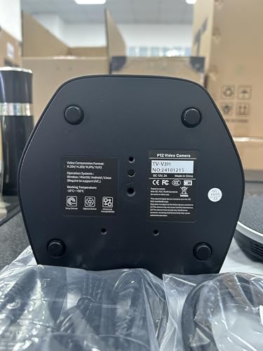 TONGVEO Konferenzraum-Kamera-System mit Bluetooth-Mikrofon, 3X 1080P 60fps USB HDMI PTZ Video-Kamera-Kit für Meeting Ausbildung Kirche funktioniert mit Microsoft Teams, Zoom, OBS, PC(Cam + Mic)