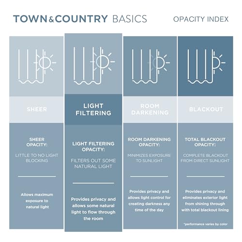 TOWN & COUNTRY BASICS Exclusive Home Vorhänge, Polyester, 1 Paar, Polyester, Wolkengrau, 54x108