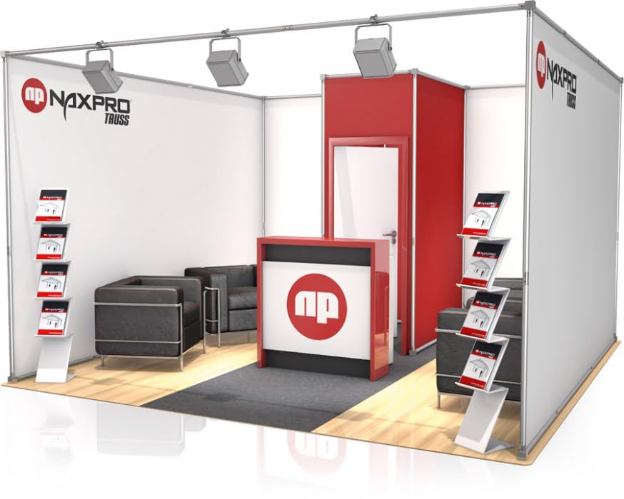Messestand FD 21-4 x 4 x 2,57 m (LxBxH) - 16 m²