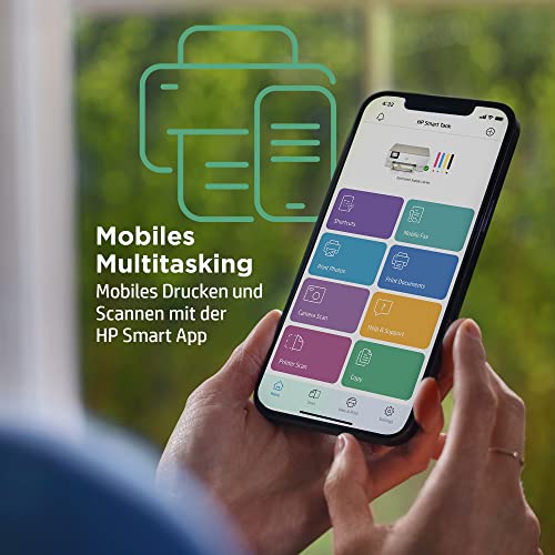HP Envy Inspire 7220e Multifunktionsdrucker, Tintenstrahldrucker, 6 Monate gratis drucken mit HP Instant Ink inklusive, HP+, Drucken, Scannen, Kopieren, Fotodruck, DIN A4, WLAN, Airprint