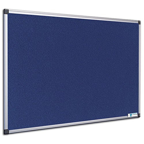 MOB Pinnwand - 7 Größen wählbar - Textil/Filz (blau), 180x120cm