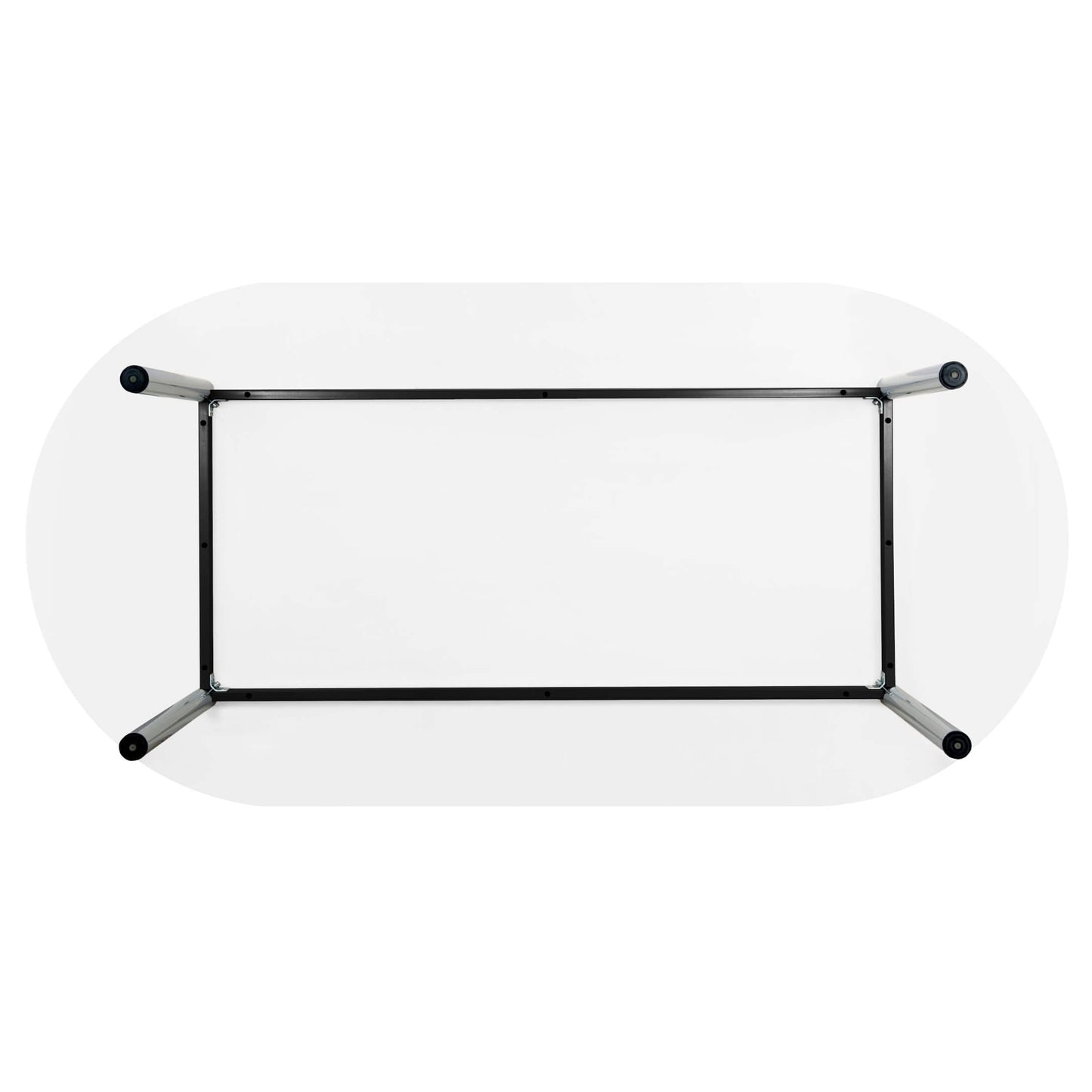 Weber Büro Profi Besprechungstisch oval 200 x 100 cm Optima 4-6 Pers. Konferenztisch Meetingtisch