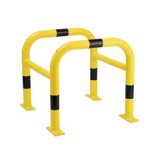 kaiserkraft | Rammschutz für Pfosten | verzinkt und beschichtet | HxBxT 600 x 620 x 620 mm