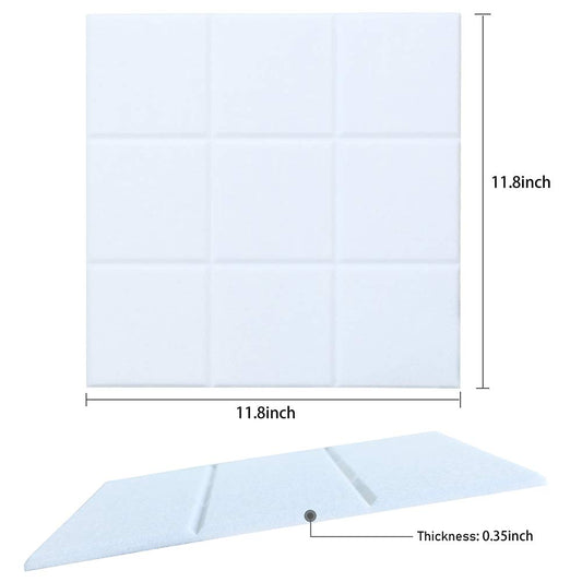 Uoisaiko Große Filz Pinnwand Selbstklebend mit 30 Pinnnadeln, 6 Stück 30x30cm Filzboard Memotafeln Memo Boards Bulletin Board Wanddekoration für Büro Küche, Fotos Memos