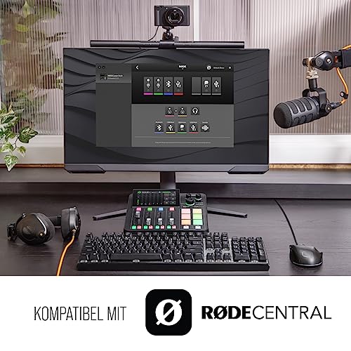 RØDE RØDECaster Duo Komplette Produktionslösung für Podcasts, Streaming, Musikproduktion und Inhaltserstellung