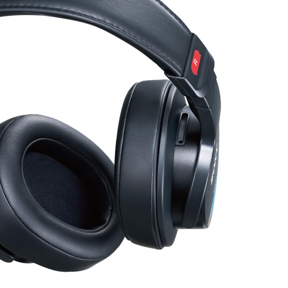 Sony MDR-M1 Studio-Kopfhörer mit geschlossenem Rücken - kabelgebunden, Ultra-Breitband-Wiedergabe (5Hz-80kHz), ideal für Studioaufnahmen und -abmischungen, leicht (216g), 2 abnehmbare Kabel, schwarz