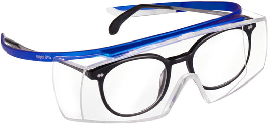 Uvex super OTG - Schutzbrille auch für Brillenträger - Überbrille - für Labor, Baustelle, Werkstatt, usw. - kratzfest, beschlagfrei & chemikalienbeständig