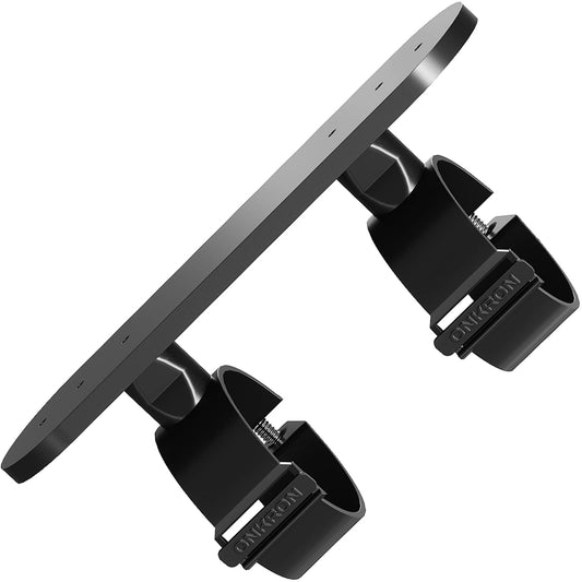 ONKRON TV Ständer TV Standfuss TV Rollwagen Verlängerungs-Netzfilterhalter Halterung für TS1881 ⌀50 mm APS1881 Schwarz